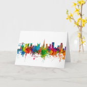 Bristol England Skyline Kaart (Gele Bloem)