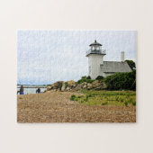Bristol Ferry Lighthouse, Rhode Island Legpuzzel (Horizontaal)