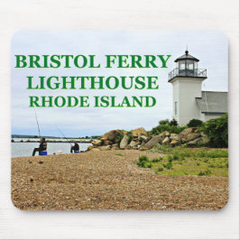 Bristol Ferry Lighthouse, Rhode Island Mousepad Muismat