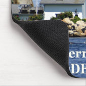 Bristol Ferry Lighthouse, Rhode Island Mousepad Muismat (Hoek)