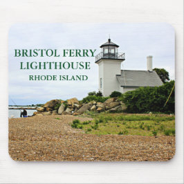 Bristol Ferry Lighthouse, Rhode Island Mousepad Muismat