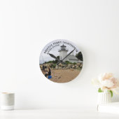 Bristol Ferry Lighthouse Rhode Island Ronde Klok (Huis)