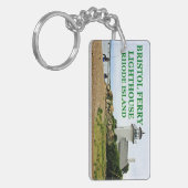 Bristol Ferry Lighthouse, Rhode Island Sleutelhanger (Voorkant Links)