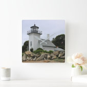 Bristol Ferry Lighthouse, Rhode Island Vierkante Klok (Huis)