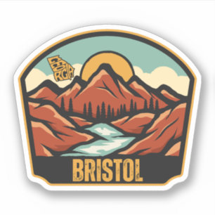 Bristol, Georgia Sticker
