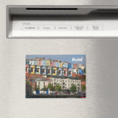 Bristol Harbourside kleurrijke huizen Magneet (Insitu (Vaatwasser))