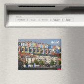 Bristol Harbourside kleurrijke huizen Magneet (Insitu (Vaatwasser))