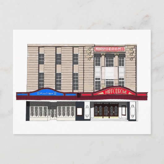 Bristol Hippodrome briefkaart (Voorkant)