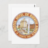 Bristol Hotel van Buenos Aires Briefkaart (Voorkant / Achterkant)
