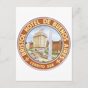 Bristol Hotel van Buenos Aires Briefkaart