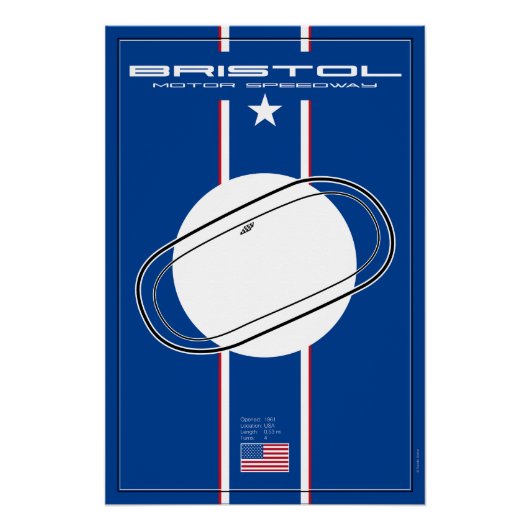 Bristol Motor Speedway Perfect Poster (Voorkant)