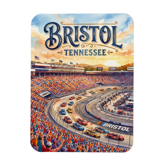 Bristol Motor Speedway VS Magneet (Verticaal)