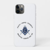 Bristol No 25 Masonic iPhone Case (Achterkant)