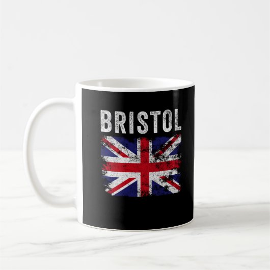 Bristol over de Britse vlag British Souvenir Cool Koffiemok (Links)