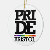 BRISTOL PRIDE -.png Keramisch Ornament (Links)