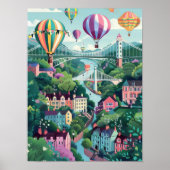 Bristol Print Bristol Illustratie Bristol Reizen (Voorkant)
