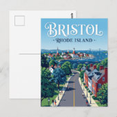 Bristol (Rhode Island) Briefkaart (Voorkant / Achterkant)