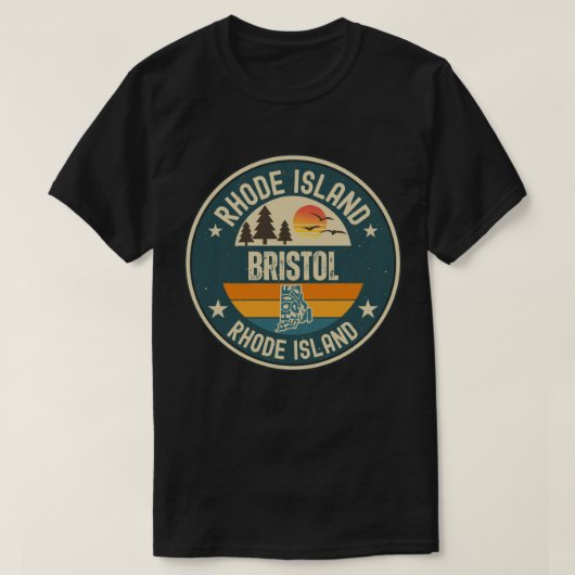 Bristol, Rhode Island T-shirt (Design voorkant)