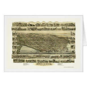 Bristol, RI Panorama - 1891