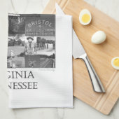 Bristol Scenes Collage Theedoek (Quarter Fold)