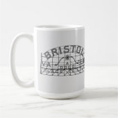 Bristol Slogan-teken Coffee-Mok Koffiemok (Links)
