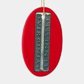 Bristol Street Marker Keramisch Ornament (Rechts)