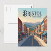 Bristol, Tennessee Briefkaart (Voorkant / Achterkant)