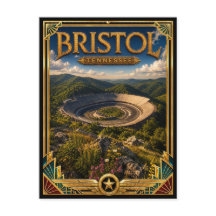 Bristol Tennessee Vintage Art Deco Gouden Tijdperk