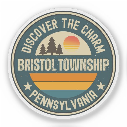 Bristol Township, Pennsylvania Sticker (Voorkant)