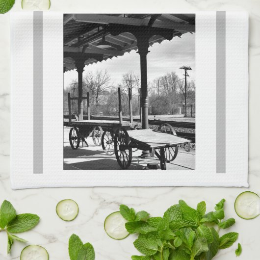 Bristol Treinstation Goederenwagen Theedoek (Gevouwen)