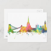 BRISTOL, UK SKYLINE BRIEFKAART (Voorkant / Achterkant)