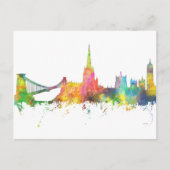 BRISTOL, UK SKYLINE BRIEFKAART (Voorkant)