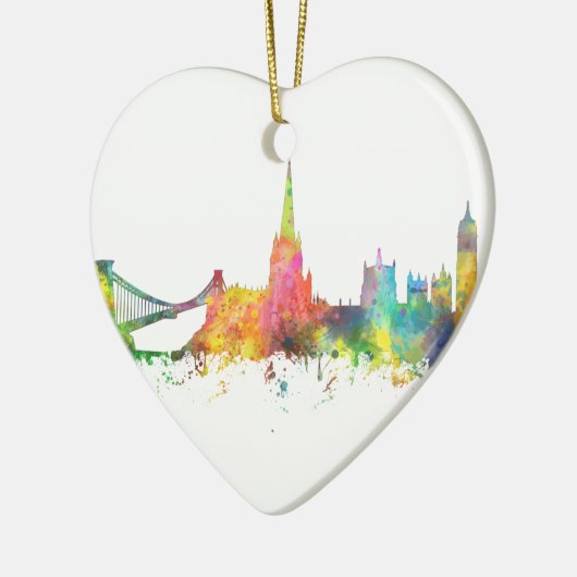 BRISTOL, UK SKYLINE KERAMISCH ORNAMENT (Links)