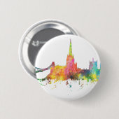 BRISTOL, UK SKYLINE RONDE BUTTON 5,7 CM (Voorkant /achterkant)