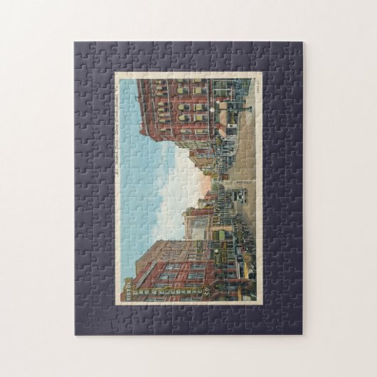 Bristol VA TN State St. puzzel in het centrum (Verticaal)