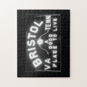 Bristol VA TN Teken 's nachts Legpuzzel (Verticaal)