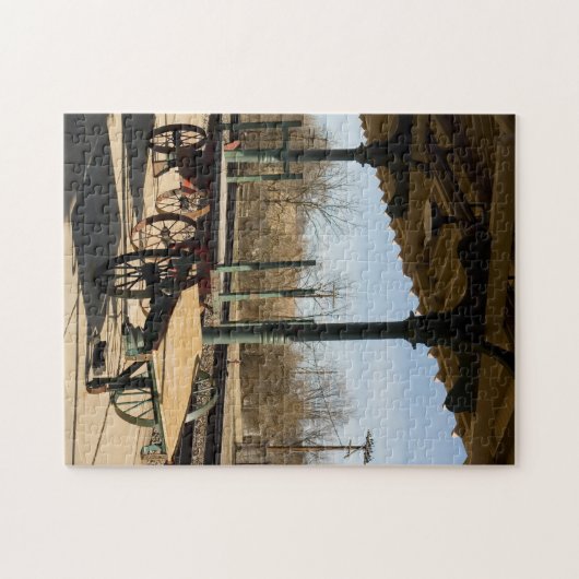 Bristol Va. Treinstation Goederenwagons puzzel Legpuzzel (Horizontaal)