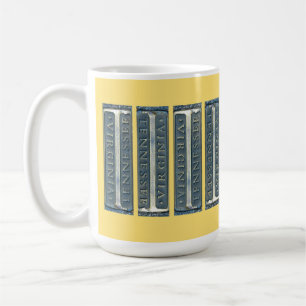 Bristol Virginia Tennessee Marker Kitchen Towel Koffiemok