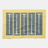 Bristol Virginia Tennessee Marker Theedoek (Horizontaal)