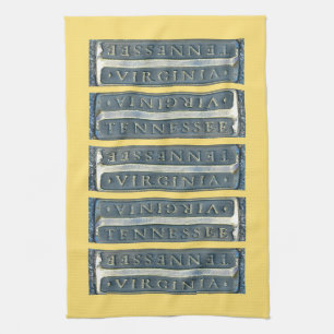 Bristol Virginia Tennessee Marker Theedoek