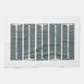 Bristol Virginia Tennessee Marker white Theedoek (Horizontaal)