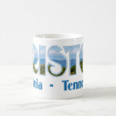 Bristol Virginia Tennessee Schilderachtig uitzicht Koffiemok (Center)