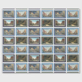 Bristol Virginia Tennessee Vintage Afbeeldingen Cadeaupapier (Vlak)