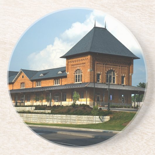 Bristol Virginia treinstation Zandsteen Onderzetter (Voorkant)