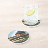 Bristol Virginia treinstation Zandsteen Onderzetter (Zijkant)