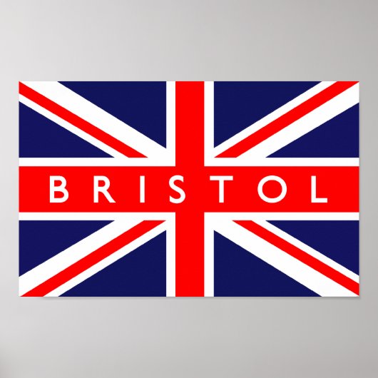 Bristol Vlag Poster (Voorkant)