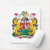 Bristol wapenschild muismat (Met muis)