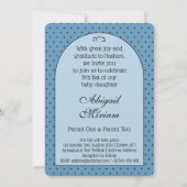 Brit Bat Jewish Baby Girl Naming Hebreeuwse Uitnod Kaart (Voorkant)