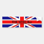 brit flag, THE WHO Bar, Annapolis MD 2008 Bumpersticker (Voorkant)