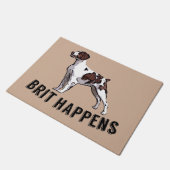 Brit gebeurt deurmat (Schuin)